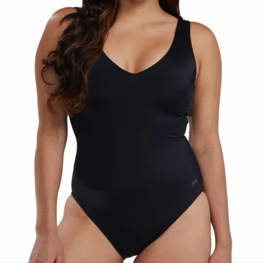 NWOT TYR Black One-Piece Swimsuit